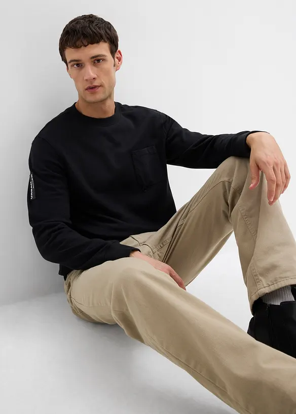 Sweat-shirt à poche poitrine, bonprix