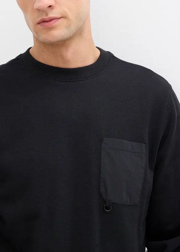 Sweat-shirt à poche poitrine, bonprix
