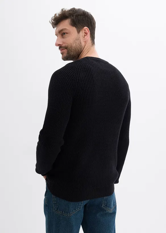 Pull doux &agrave; col rond, bonprix