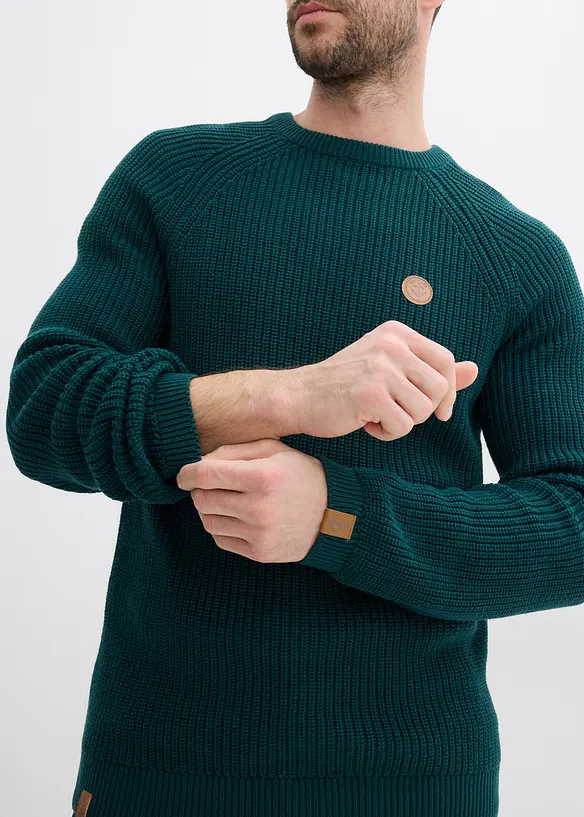 Pull doux à col rond, bonprix