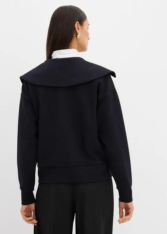 Sweat-shirt à col large, bonprix