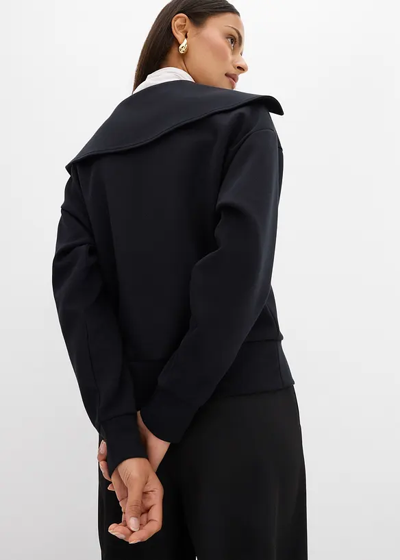 Sweat-shirt à col large, bonprix