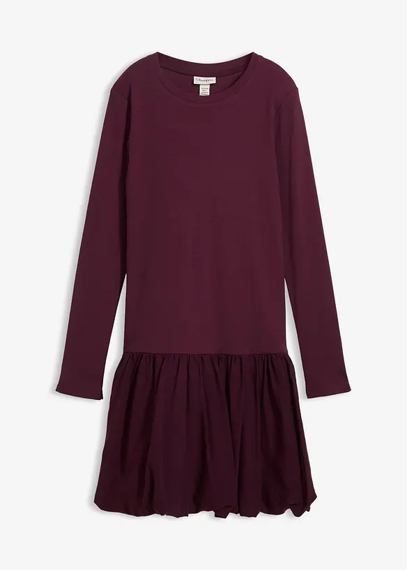 Robe en jersey avec jupe boule, bonprix