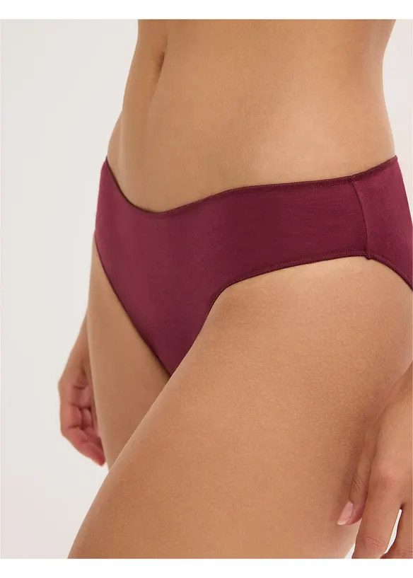 Lot de 4 slips coton, bonprix