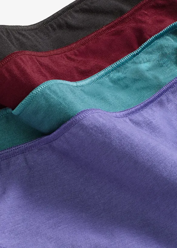 Lot de 4 slips coton, bonprix