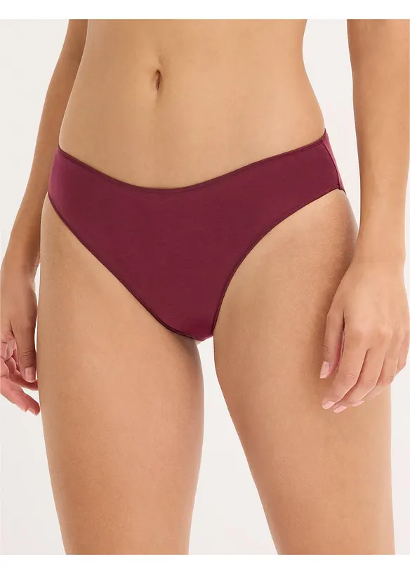 Lot de 4 slips coton, bonprix