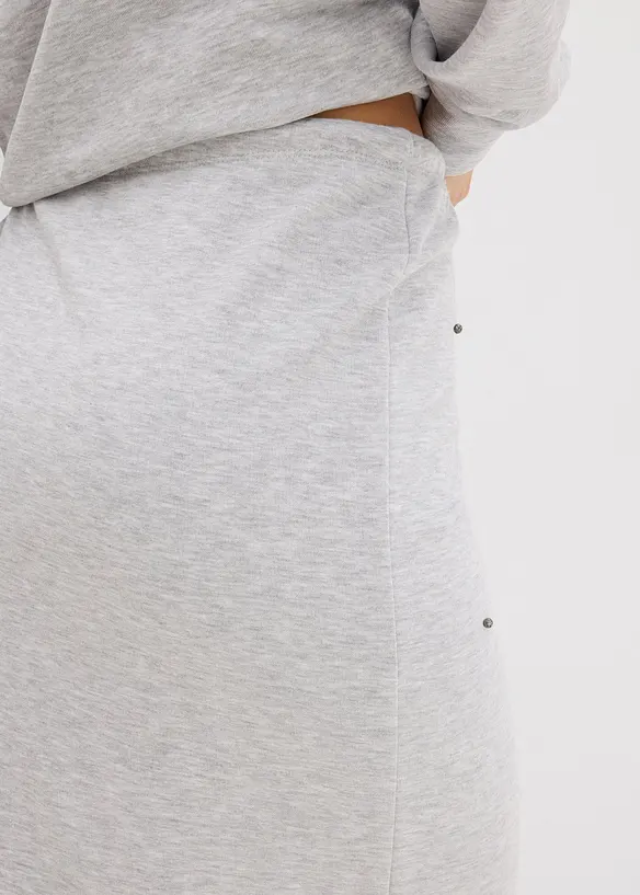 Jupe en sweat à rivets, bonprix