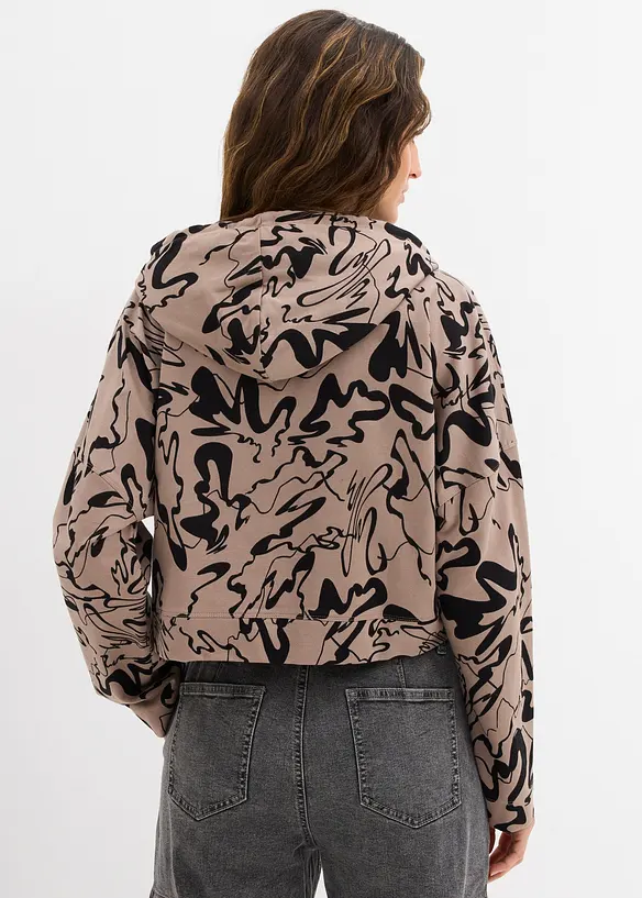 Sweat à capuche 100% coton, bonprix