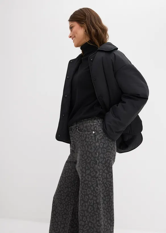 Jean large taille mi-haute, bonprix