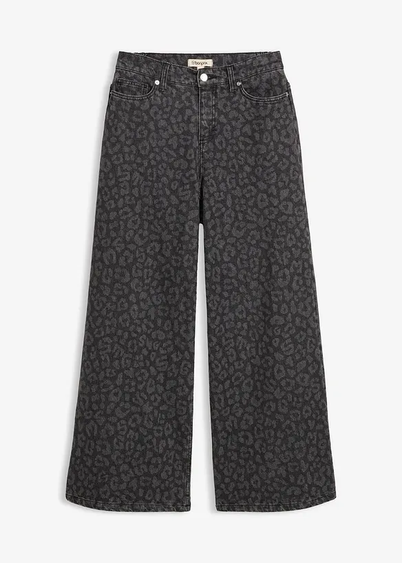 Jean large taille mi-haute, bonprix