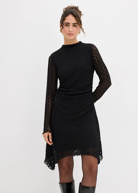 Robe en dentelle à pans, bonprix