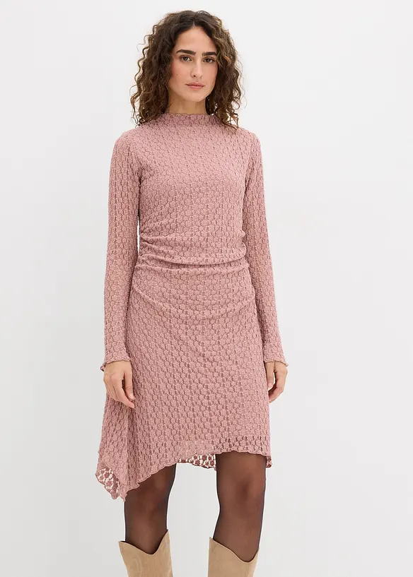 Robe en dentelle &agrave; pans, bonprix