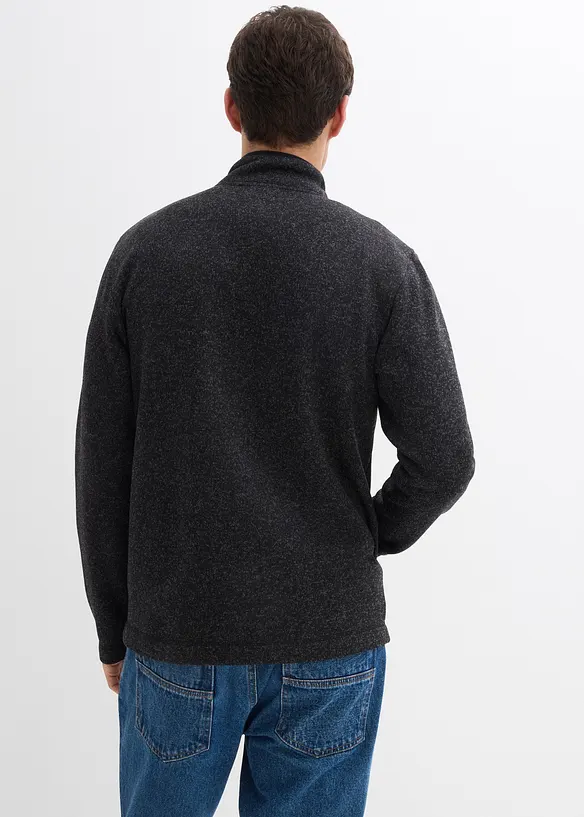 Veste en polaire et maille à poches zippées, bonprix