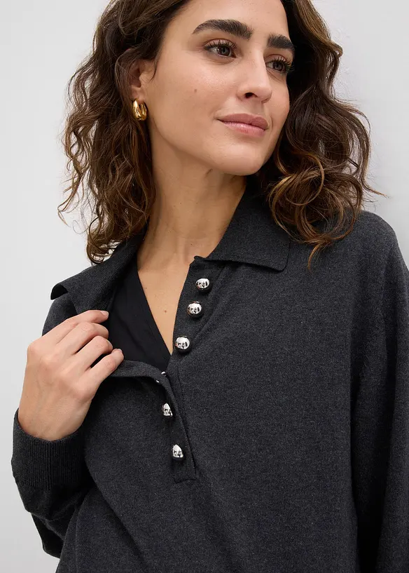 Robe de grossesse et d’allaitement en fine maille, bonprix