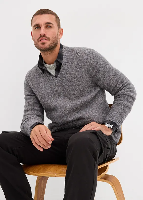 Pull en grosse maille facile d’entretien, bonprix