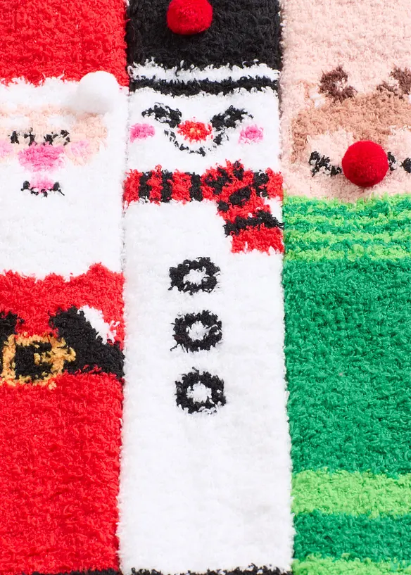 3 paires de chaussettes douillettes, bonprix