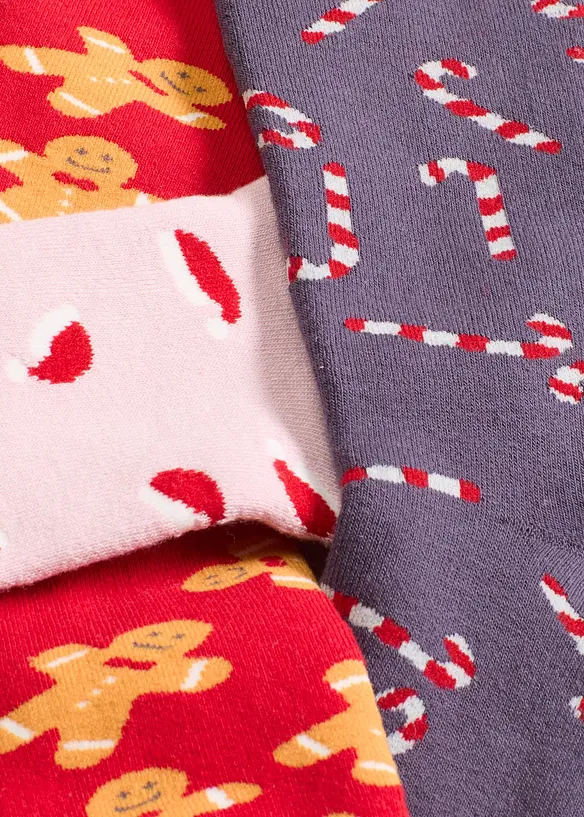 Lot de 3 paires de chaussettes chaudes, bonprix