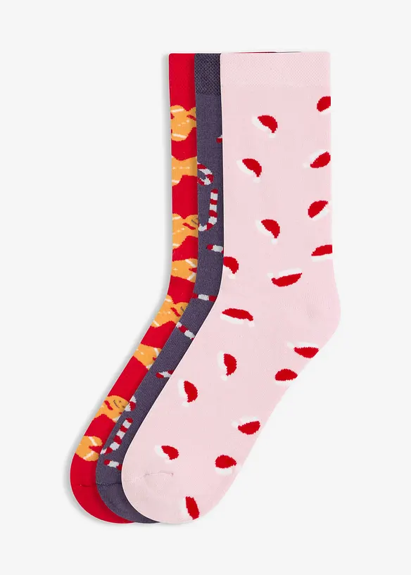 Lot de 3 paires de chaussettes chaudes, bonprix