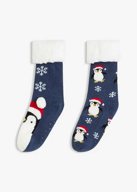 Chaussettes douillettes à doublure peluche, bonprix