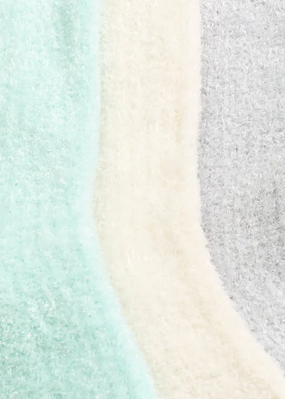 Lot de 3 paires de chaussettes douillettes, bonprix