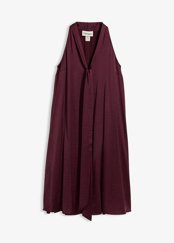 Robe courte en satin de viscose m&eacute;lang&eacute;e, bonprix
