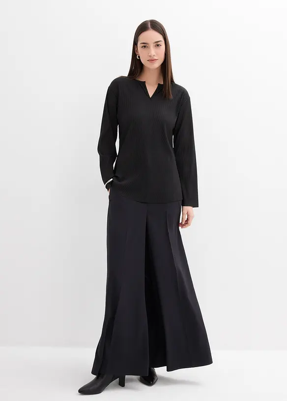 T-shirt plissé, bonprix