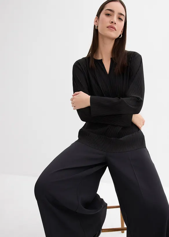 T-shirt plissé, bonprix