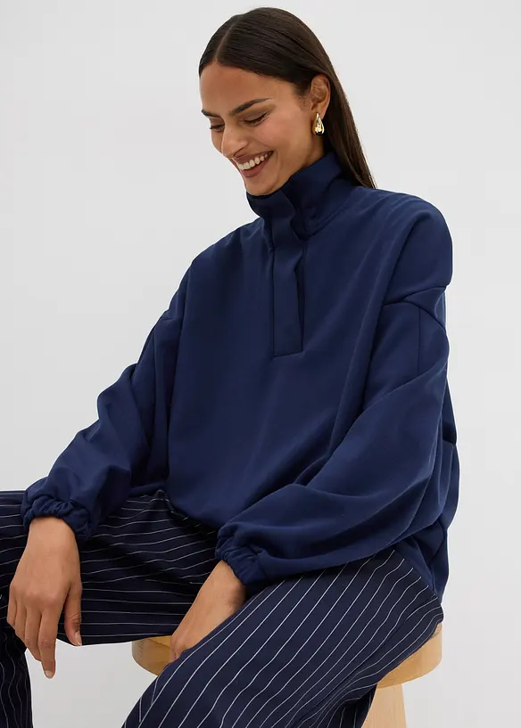 Sweat-shirt oversize en néoprène, bonprix