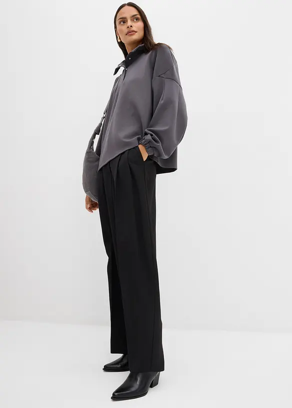 Sweat-shirt oversize en néoprène, bonprix