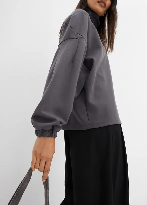 Sweat-shirt oversize en néoprène, bonprix