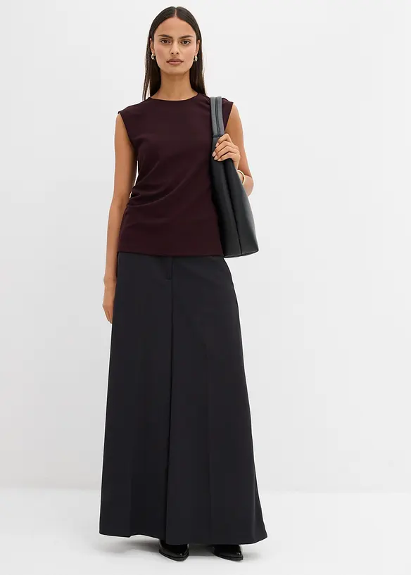 Top à boucle décorative en crêpe, bonprix