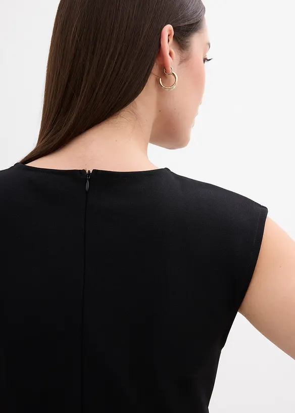 Top &agrave; boucle d&eacute;corative en cr&ecirc;pe, bonprix