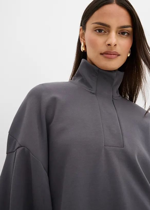 Sweat-shirt oversize en néoprène, bonprix