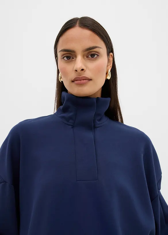 Sweat-shirt oversize en néoprène, bonprix