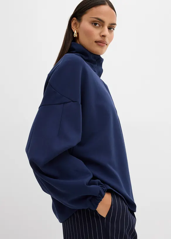 Sweat-shirt oversize en néoprène, bonprix