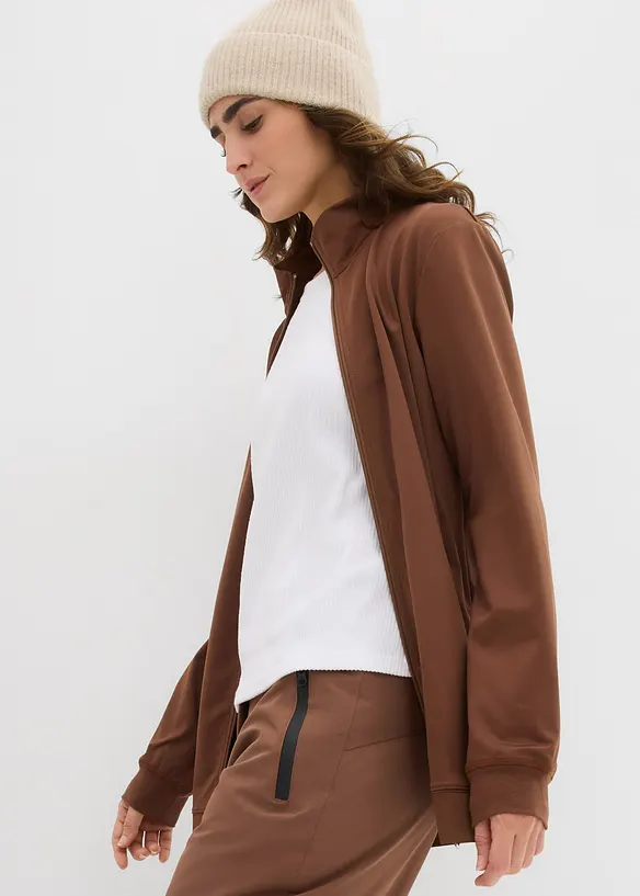 Sweat zippé chaud, bonprix