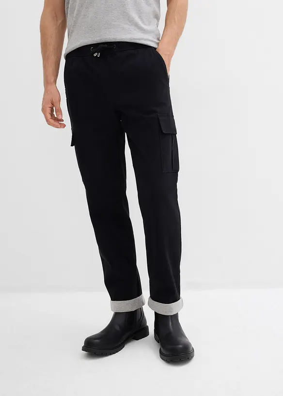 Pantalon jogger chaud et loose, fuselé, bonprix