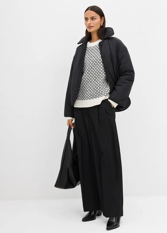 Pull en grosse maille avec laine, bonprix