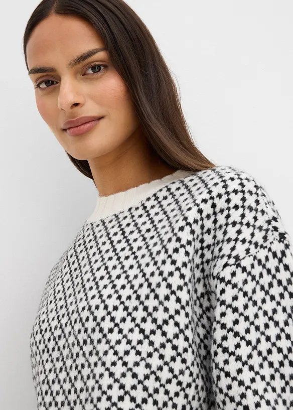 Pull en grosse maille avec laine, bonprix