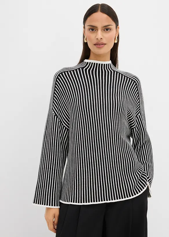 Pull à col montant, bonprix