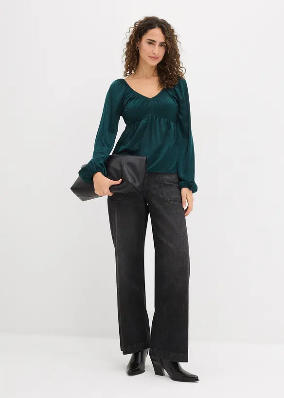 Blouse en jersey, bonprix