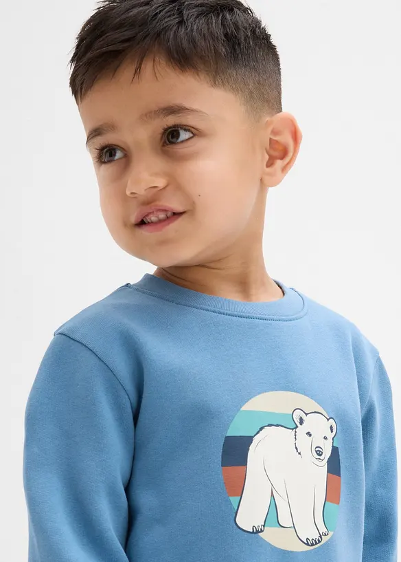 Sweat 100% coton, bonprix