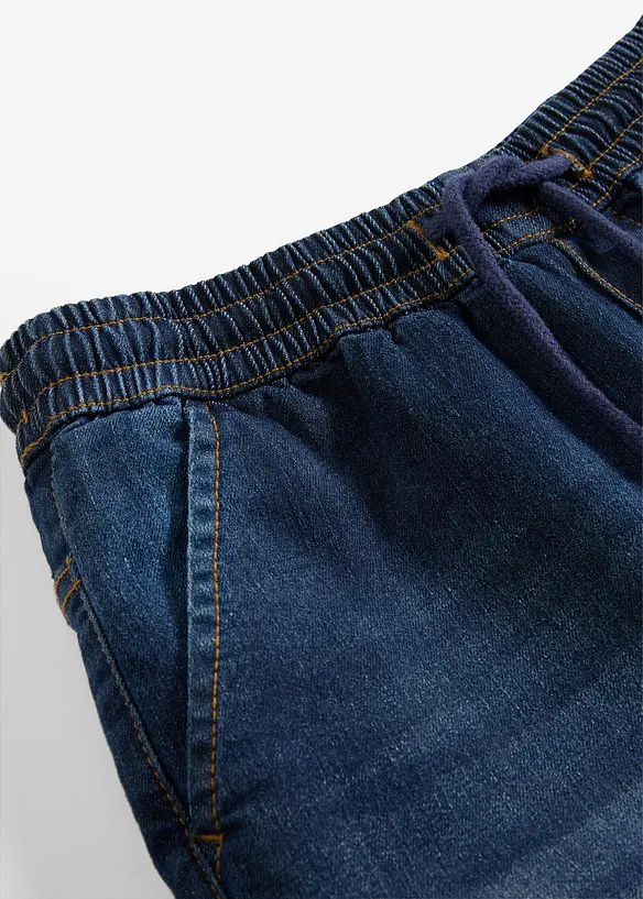 Jean jogger regular avec doublure jersey thermique, droit, bonprix