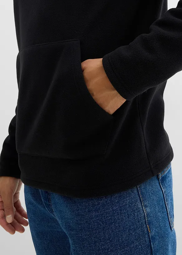 Pull polaire doux à capuche, bonprix