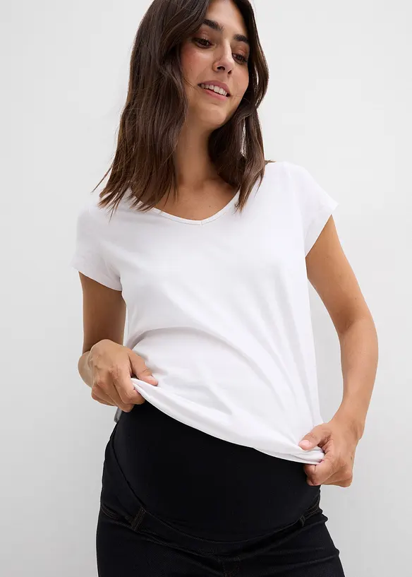 Legging de grossesse élastique, aspect jean, bonprix