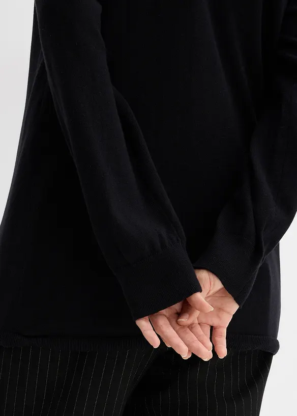 Ensemble de grossesse et d’allaitement avec pull et blouse sans manches, bonprix