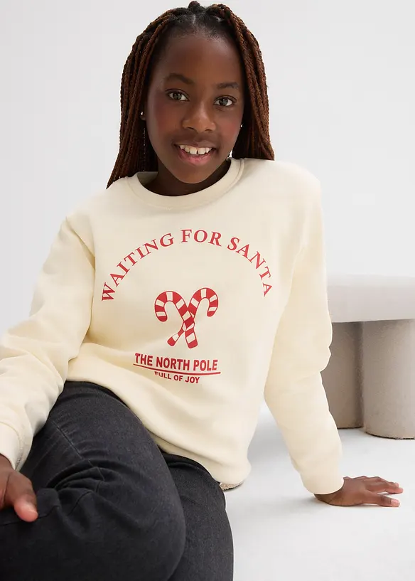 Sweat-shirt 100% coton, bonprix