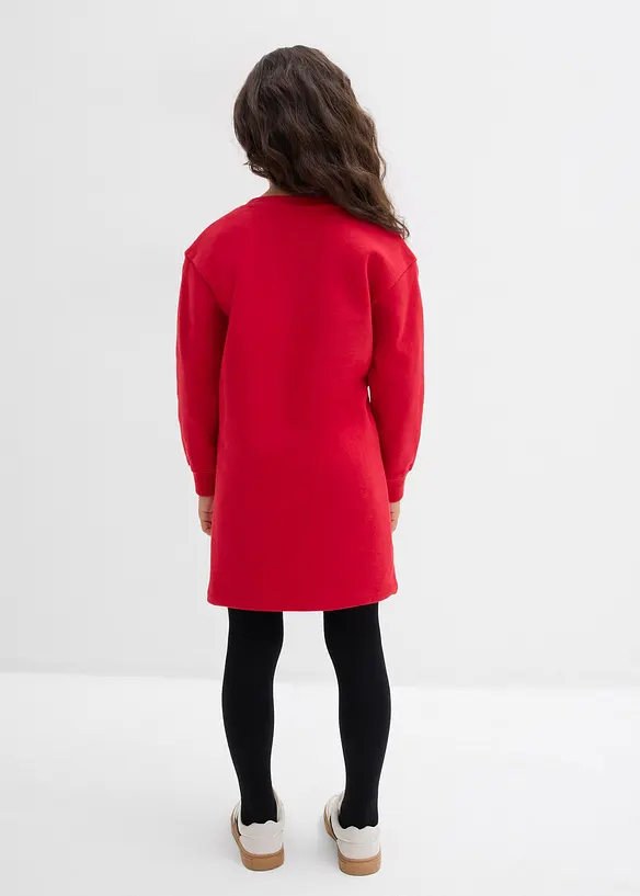 Robe sweat de Noël, bonprix