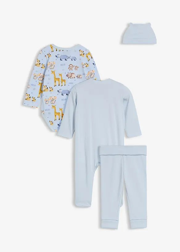Ensemble bébé 100% coton (ens. 5 pces), bonprix