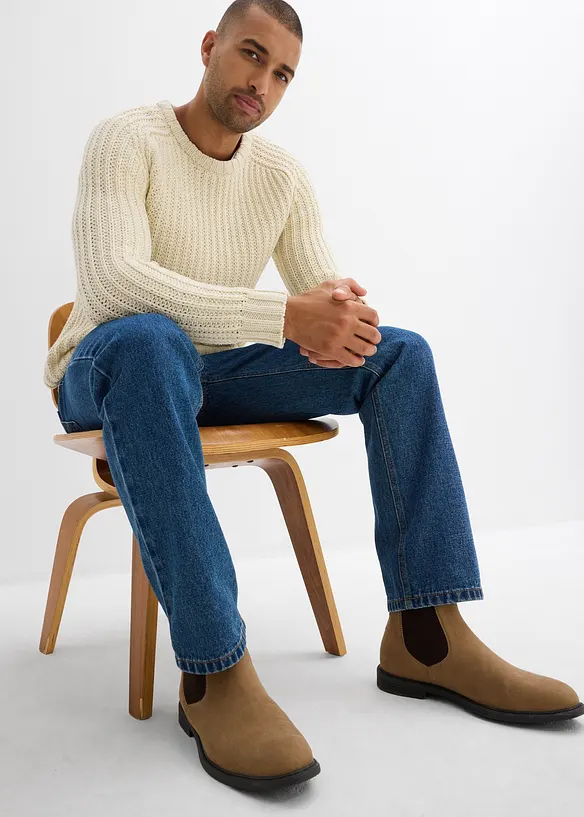 Pull doux en grosse maille, bonprix